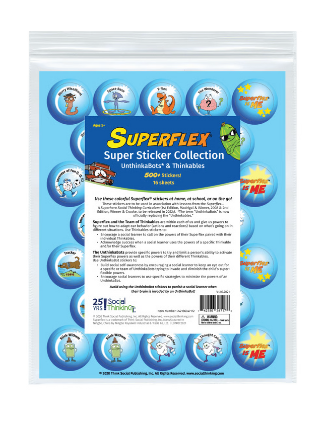 Superflex Super Sticker Collection: Thinkables & UnthinkaBots