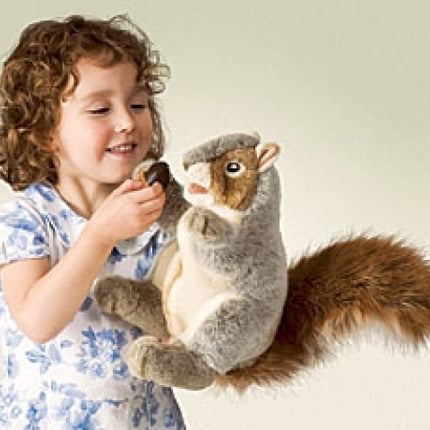 Gray Squirrel Puppet