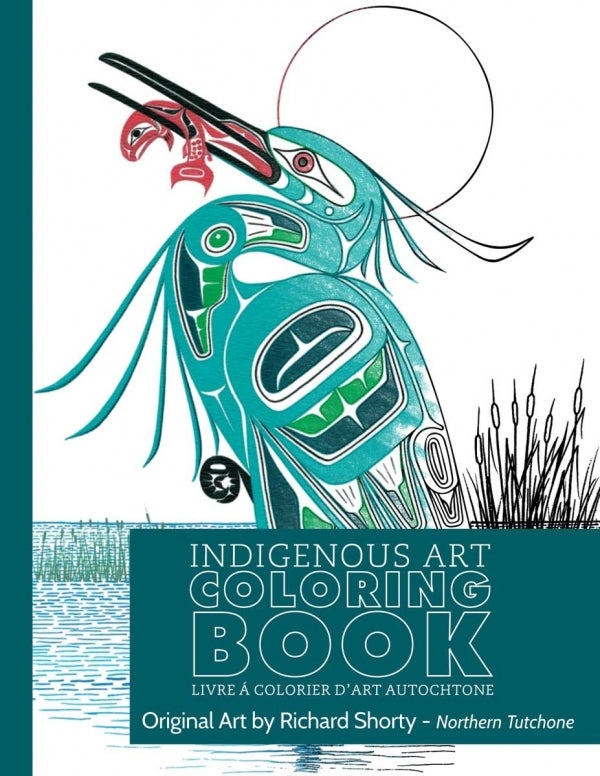 Indigenous Art Colouring Book - Heron