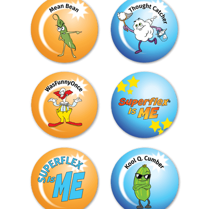 Superflex Super Sticker Collection: Thinkables & UnthinkaBots