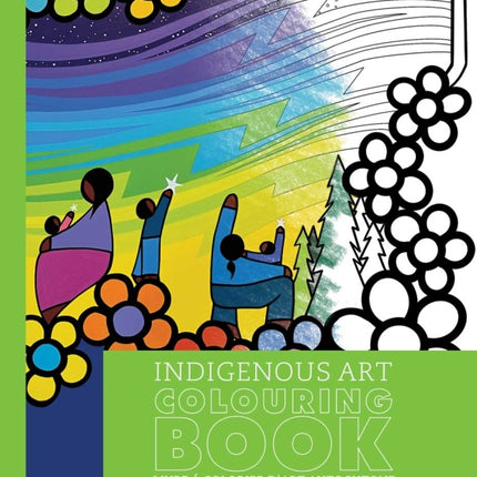 Indigenous Art Coloring Book Northern Family