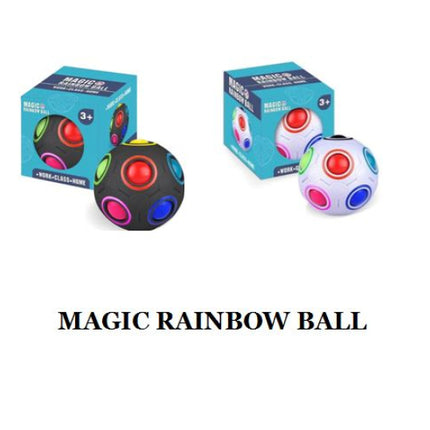 Magic Rainbow Ball Black/white