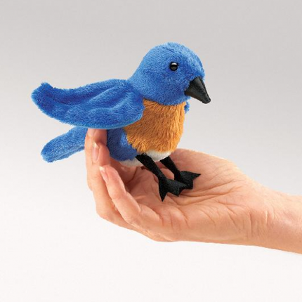 Mini Bluebird Finger Puppet