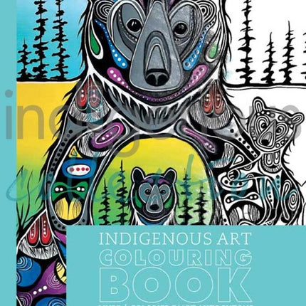 Indigenous Art Colouring Book Medicine Bear