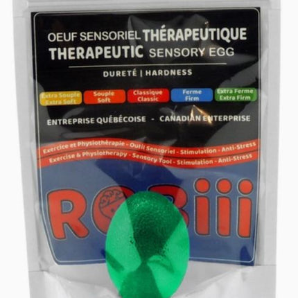 Therapeutic Sensory Egg Green Xtra Firm