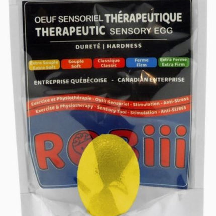 Therapeutic Sensory Egg Yellow Xtra Soft