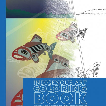 Indigenous Art Colouring Book - Salmon
