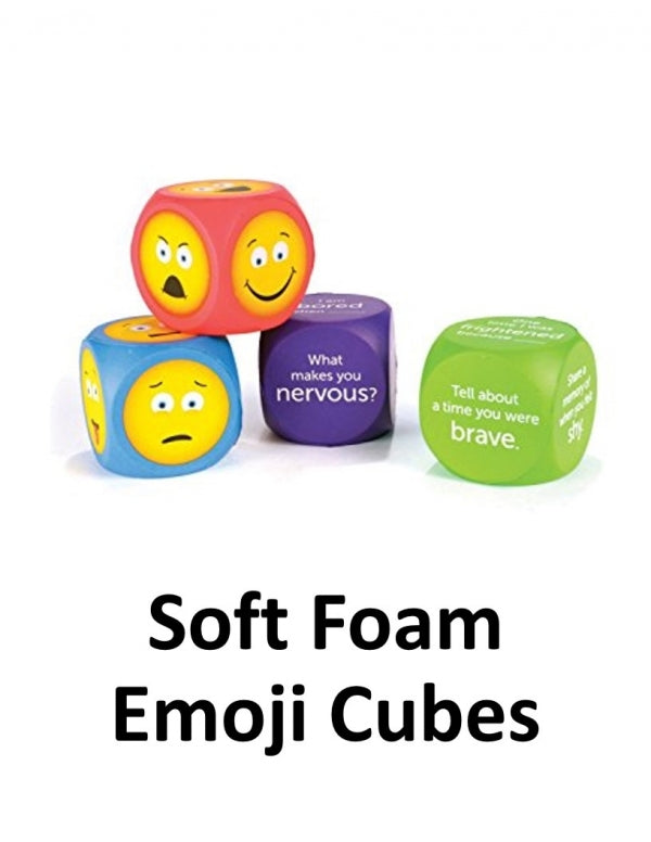 Soft Foam Emoji Cubes