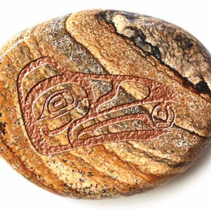 Spirit Stone - Picture Jasper Raven and Light