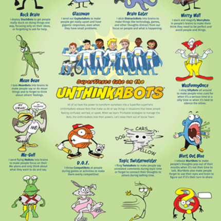 Superflexes Take on the UnthinkaBots Poster