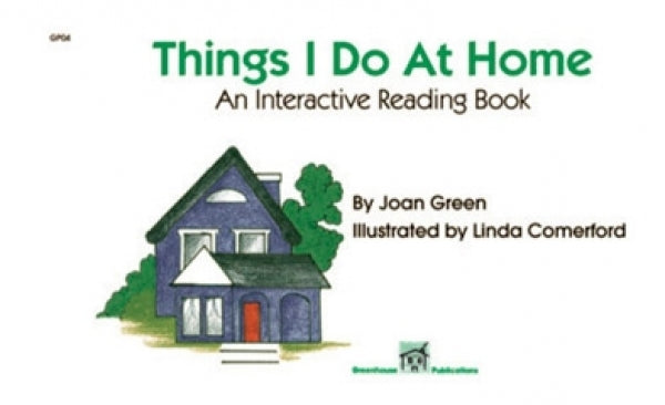 Things I Do At Home Interactive Reading Book
