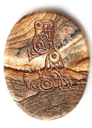 Spirit Stone - Picture Jasper Wolf