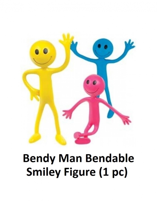 Bendy Man Bendable<br>Smiley Figure