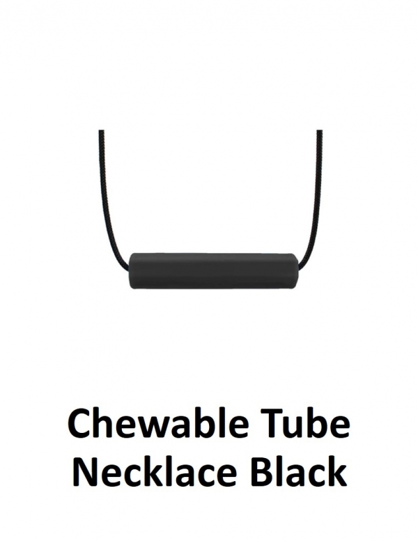 Krypto Bite Chewable Tube Necklace XT Black  (Ark )