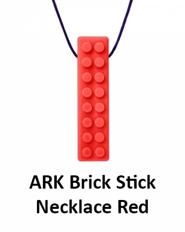 Brick Stick Necklace Red (Ark )