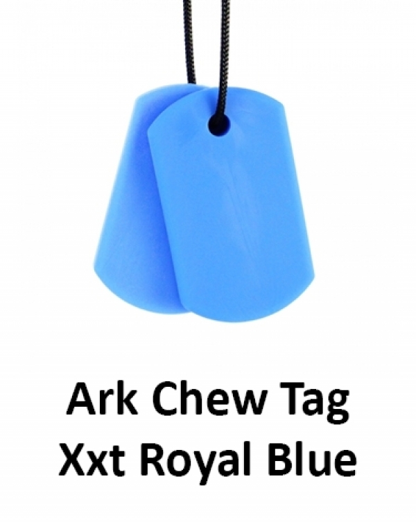 Chew Tag XXT Necklace Royal Blue (Ark )