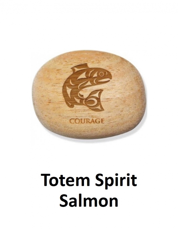 Totem Spirit Salmon: Courage