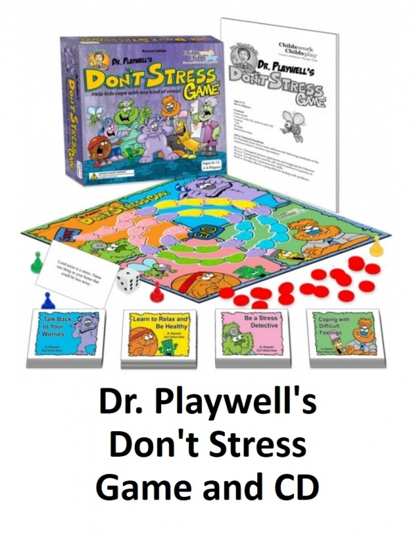 Dr. Playwell's Don't Stress <br>Game and CD