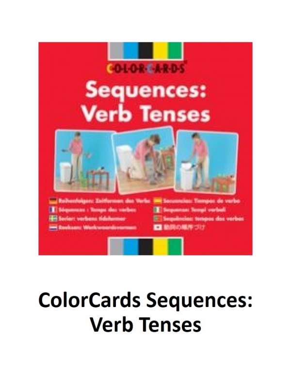 ColorCards : Sequences: <br>Verb Tenses <b><font color='red'>(Special Order)</font></b>