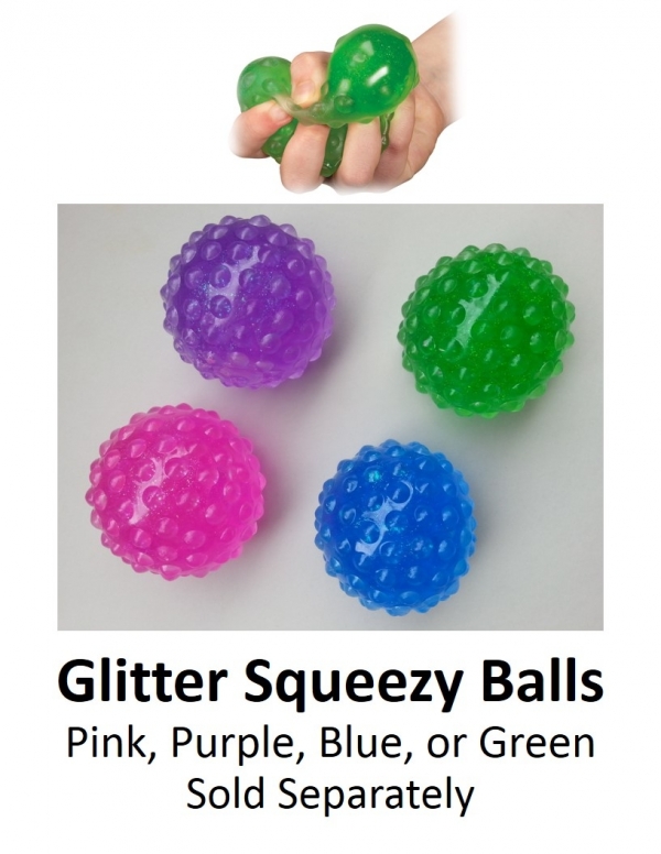 Glitter Squeezy Balls 