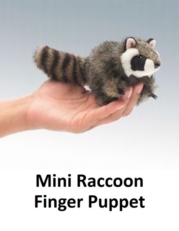 Mini Raccoon Puppet