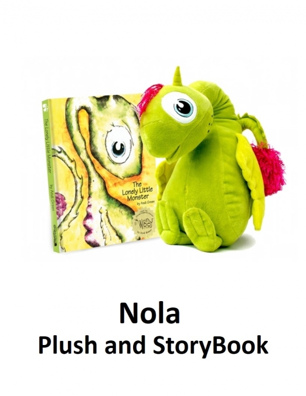 Nola Plush and Storybook Set Worry Woo <b><font color='red'>(Series - Children)</font></b>