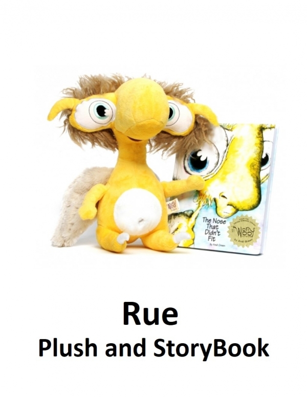 Rue Plush and Storybook Set Worry Woo <b><font color='red'>(Series - Children)</font></b>