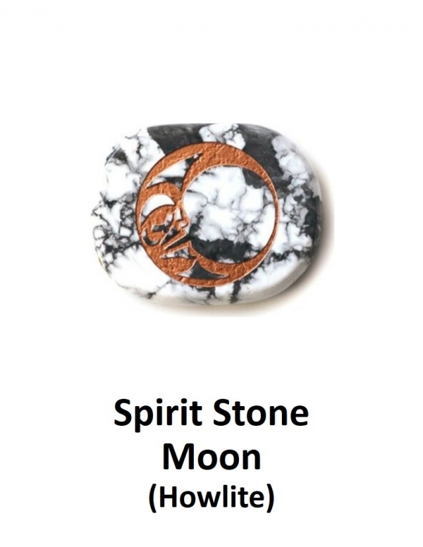 Spirit Stone - Howlite <br>Moon 