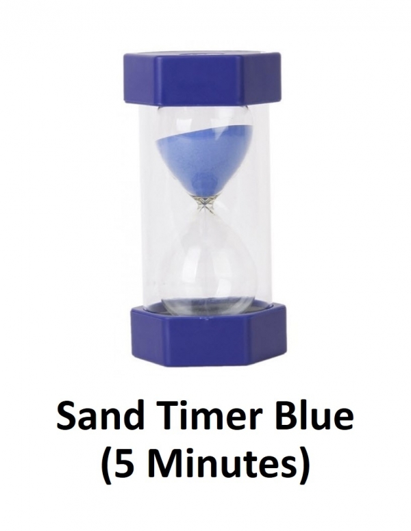 Sand Timer - Blue<br> 5 Minutes 