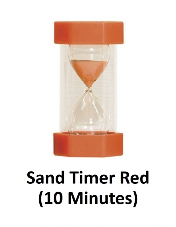 Sand Timer - Orange<br> 10 Minutes 