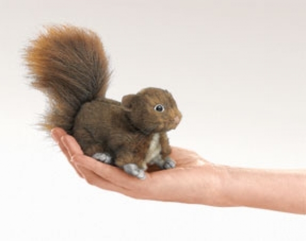 Mini Red Squirrel Puppet (Folkmanis)